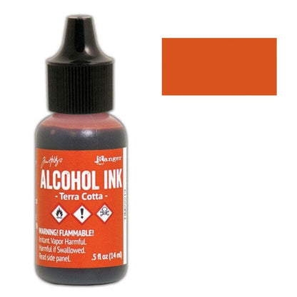 Tim Holtz Alcohol Ink Terra Cotta / Tinta al Alcohol Terracota Tintas al Alcohol Ranger