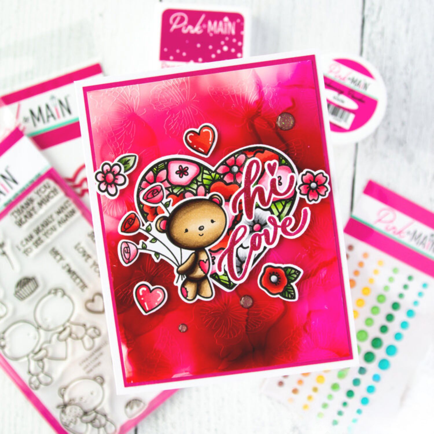 Tim Holtz Alcohol Crimson / Tinta al Alcohol Carmín Tintas al Alcohol Ranger