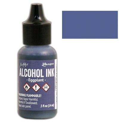 Tim Holtz Alcohol Ink Eggplant / Tinta al Alcohol Berenjena Tintas al Alcohol Ranger