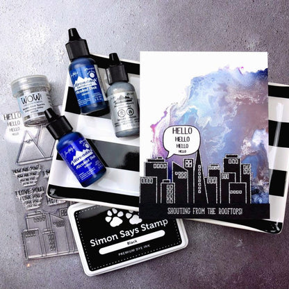 Tim Holtz Alcohol Ink Denim / Tinta al Alcohol Mezclilla Tintas al Alcohol Ranger