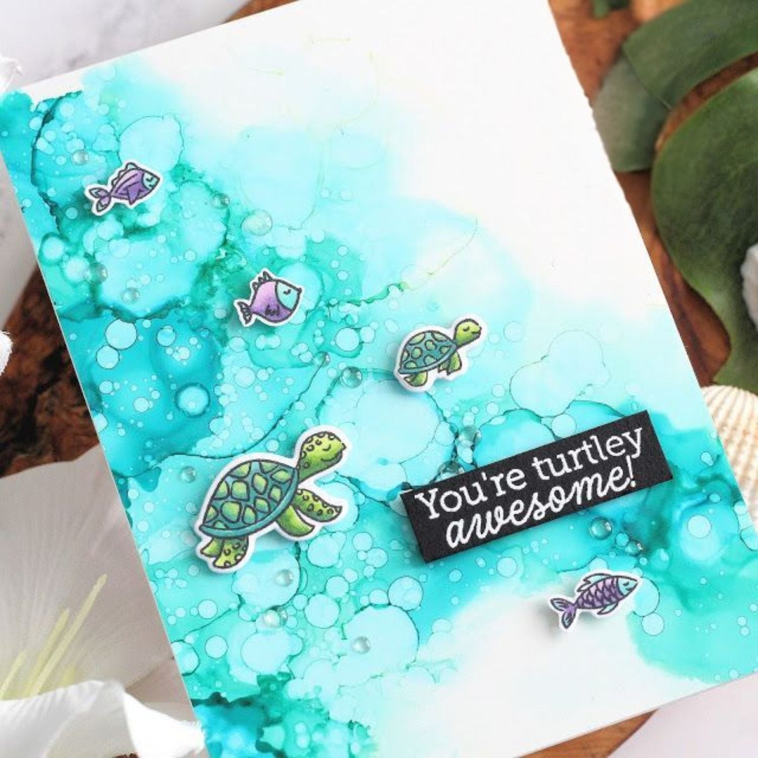 Tim Holtz Alcohol Ink Turquoise / Tinta al Alcohol Turquesa Tintas al Alcohol Ranger