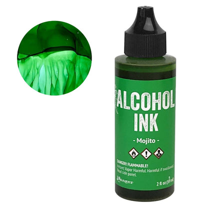 Tim Holtz Alcohol Ink Mojito / Tinta al Alcohol Verde Tintas al Alcohol Ranger