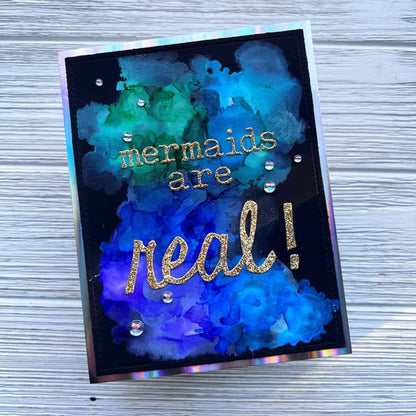 Tim Holtz Alcohol Ink Glacier/ Tinta al Alcohol Azul Tintas al Alcohol Ranger