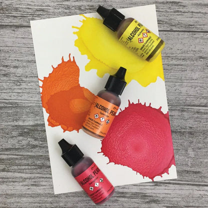 Tim Holtz Alcohol Pearls Deception / Tinta al Alcohol Aperlada Rojo Tintas al Alcohol Ranger