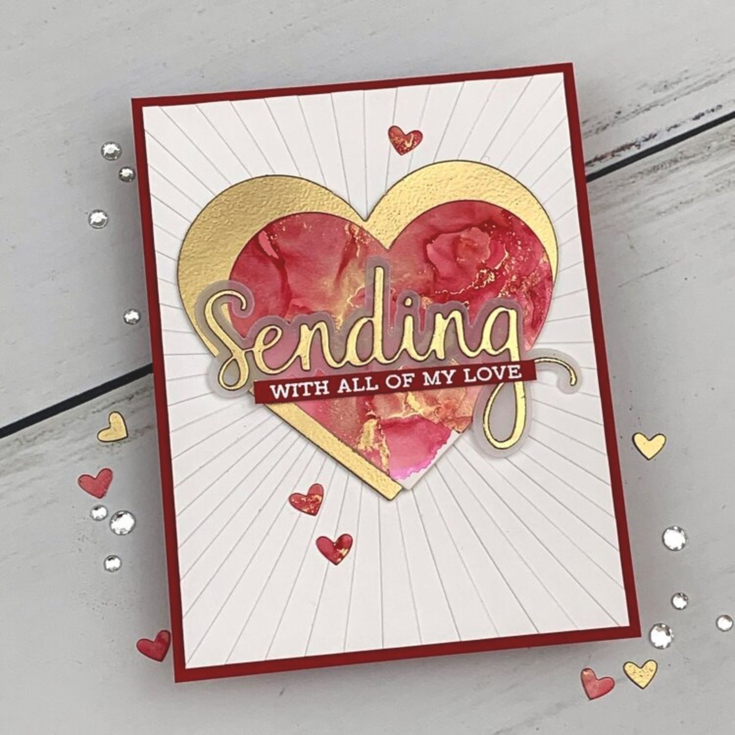 Tim Holtz Alcohol Pearls Deception / Tinta al Alcohol Aperlada Rojo Tintas al Alcohol Ranger