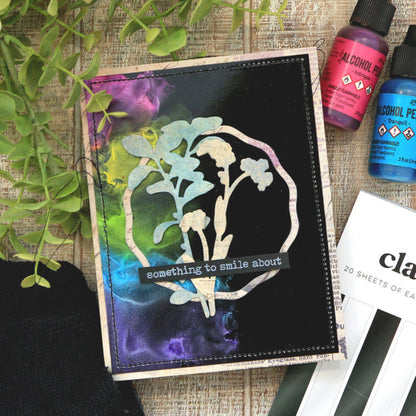 Tim Holtz Alcohol Pearls Tranquil / Tinta al Alcohol Aperlada Azul Cielo Tintas al Alcohol Ranger