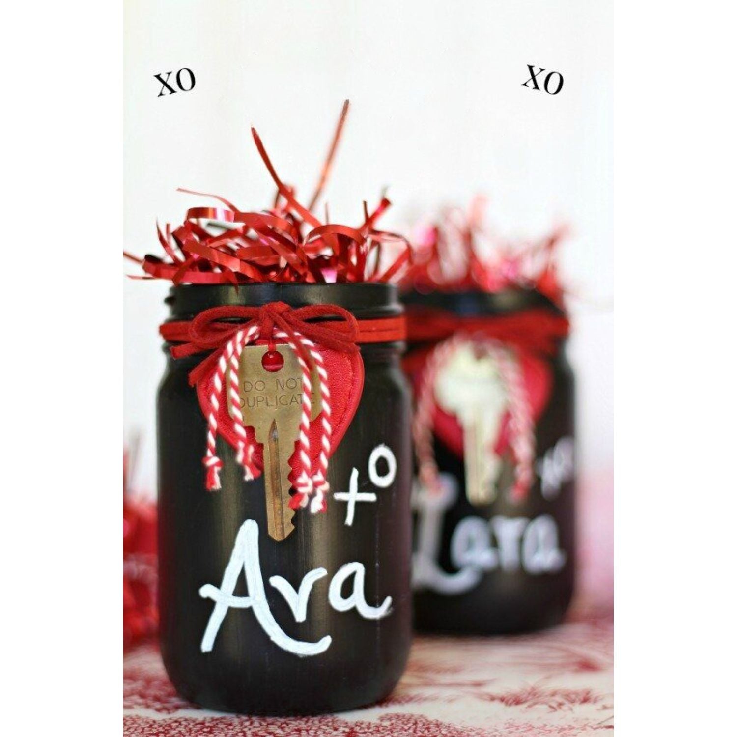 5 Tarros de Cristal Con Pintura Tipo Pizarra Adornos / Embellishments Darice