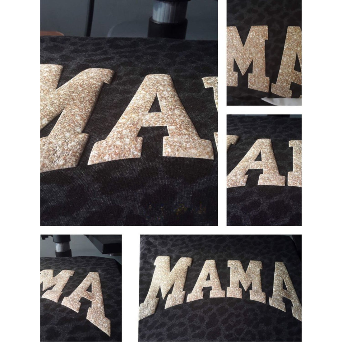 Glitter Puff HTV Gold / Vinil Termoadhesivo Glitter Puff Oro Viniles Teckwrap