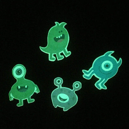 Shrink Sheets Glow in The Dark / 10 Hojas Termoencogibles Brilla En La Oscuridad Viniles Teckwrap