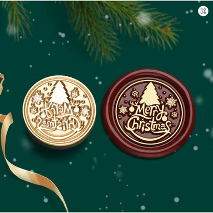 Sello para Lacre &quot;Merry Christmas&quot; Sellos Hobbees