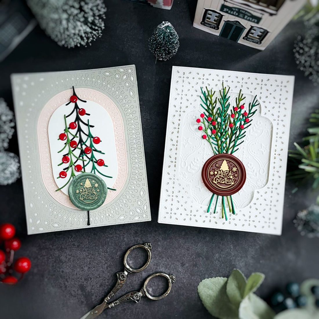 Sello para Lacre &quot;Merry Christmas&quot; Sellos Hobbees