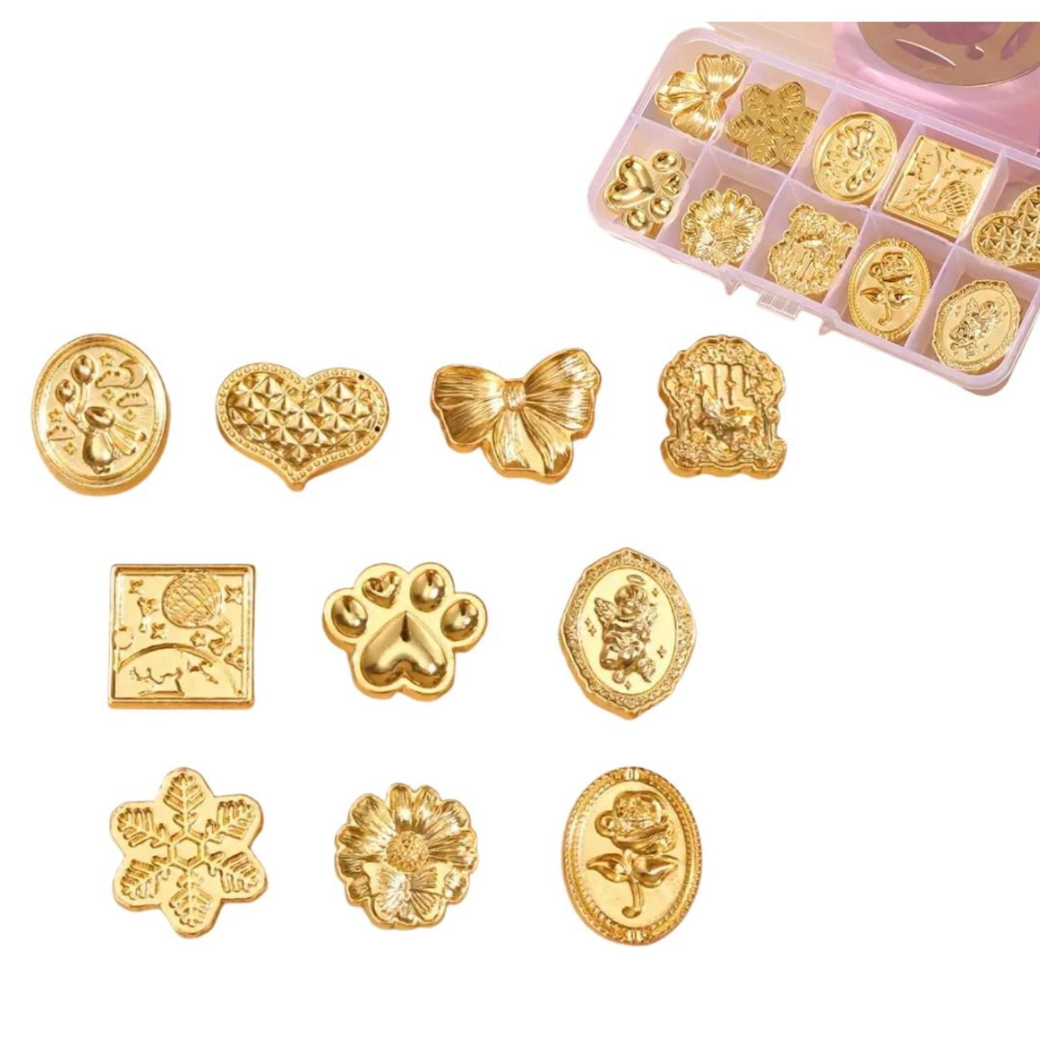 Set De 10 Sellos Económicos para Lacre Sellos Hobbees