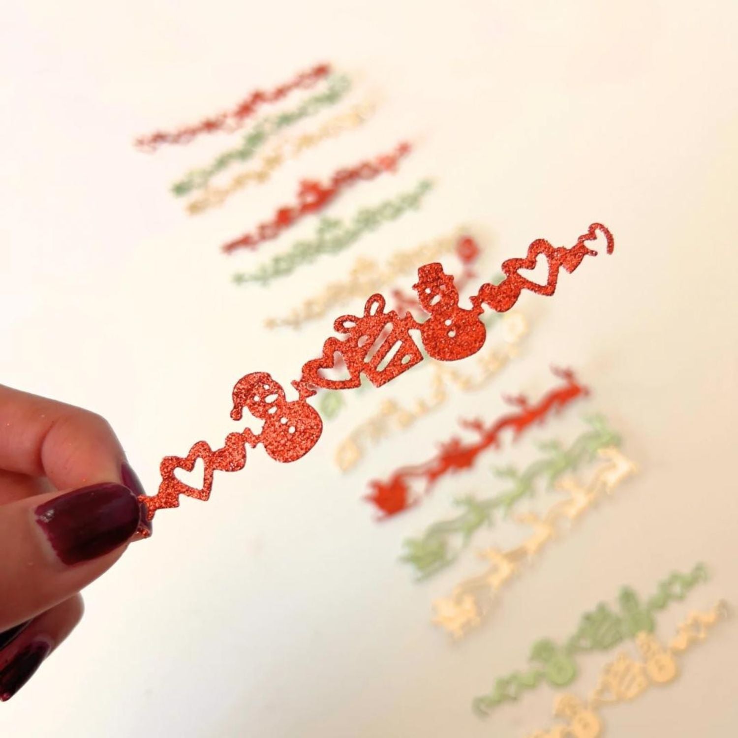 Set de Suajes o Troqueles Bordes Navideños Dados de Corte / Suajes / Troqueles Hobbees