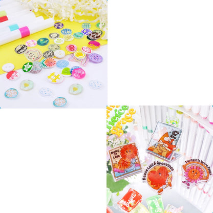 Shrink Sheets Translucent / 10 Hojas Termoencogibles Translucidas Viniles Teckwrap