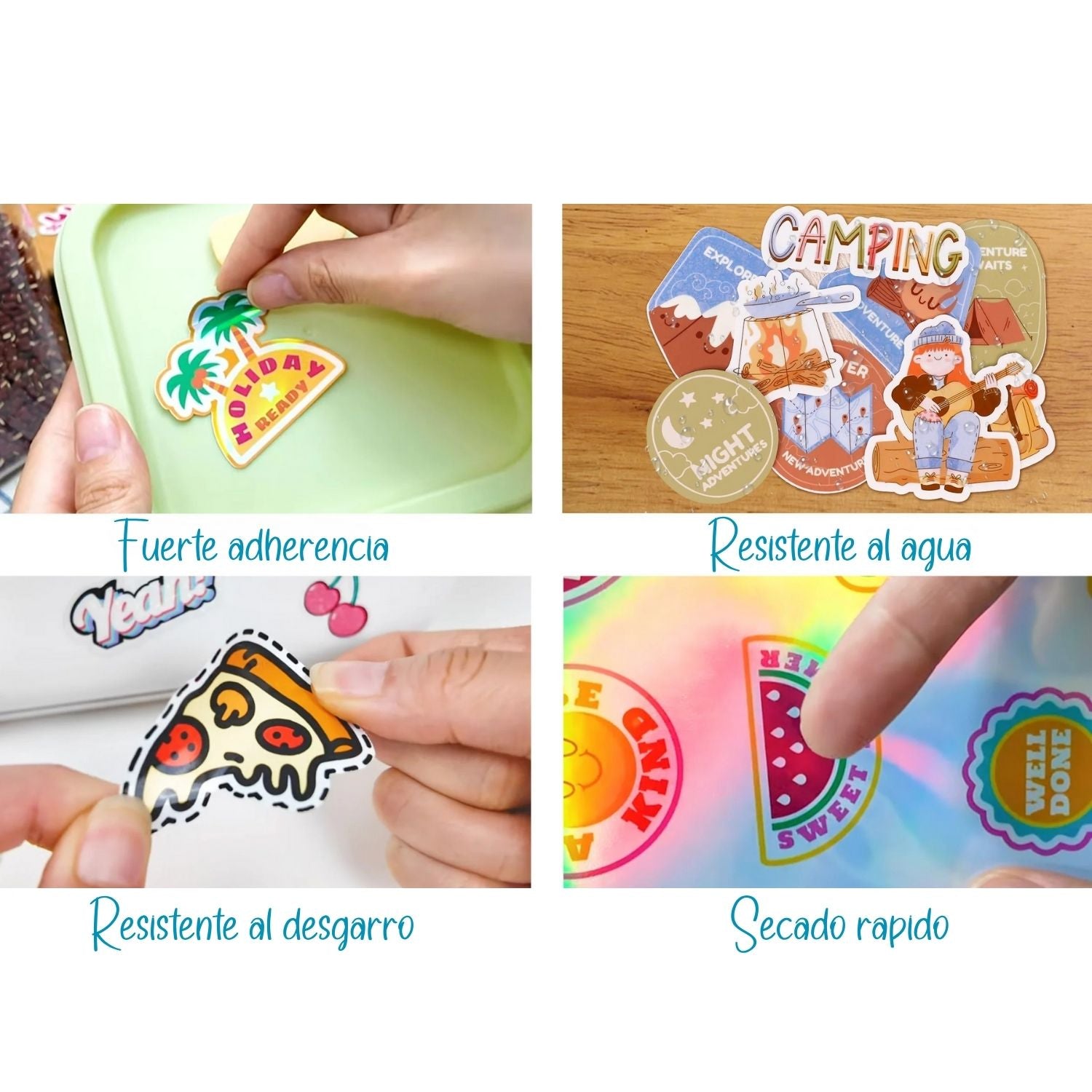 Inkjet Sticker Paper Beginner Pack / 30 Hojas Adhesivas Para Sticker Paquete Mixto Viniles Teckwrap