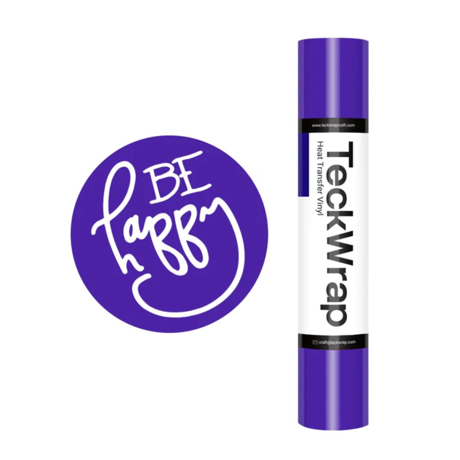 PU Heat Transfer Vinyl Purple / Vinil De Transferencia De Calor Morado Viniles Teckwrap