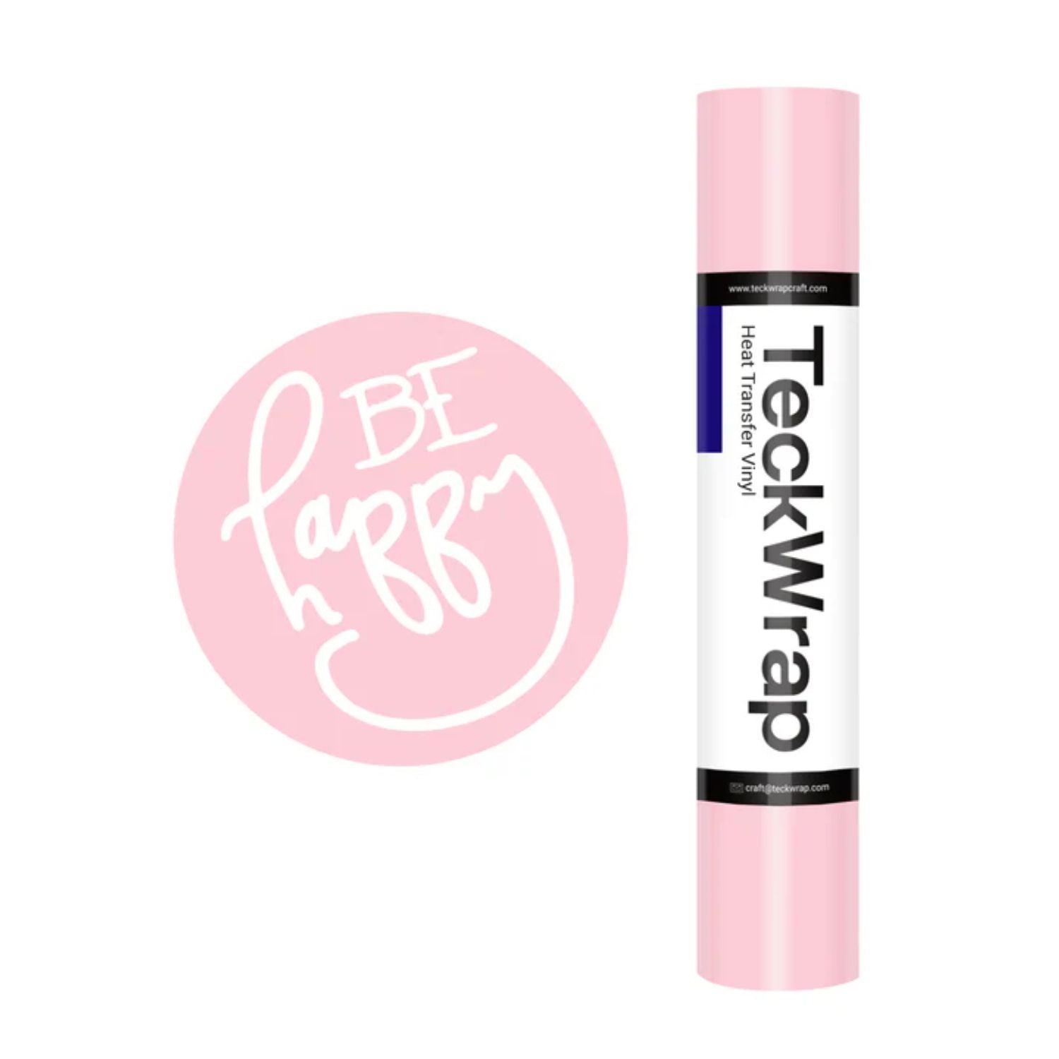 PU Heat Transfer Vinyl Light Pink / Vinil De Transferencia De Calor Rosa Claro Viniles Teckwrap