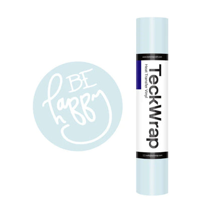 PU Heat Transfer Vinyl Baby Blue / Vinil De Transferencia De Calor Azul Bebé Viniles Teckwrap