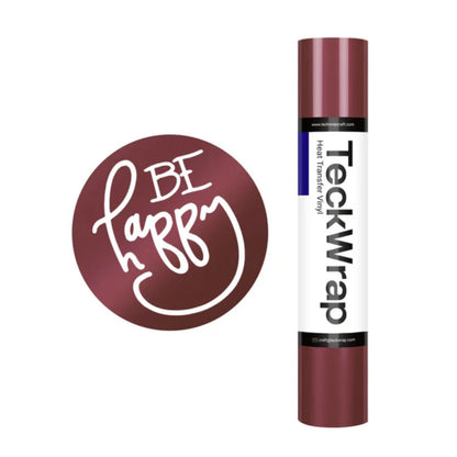 PU Heat Transfer Vinyl Ancora Red / Vinil De Transferencia De Calor Rojo Fuerte Viniles Teckwrap