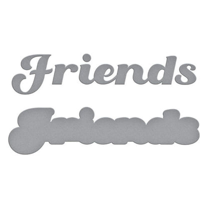 Friends Cutting Dies / Suajes De Corte Amigos Accesorios para Suajadoras Spellbinders