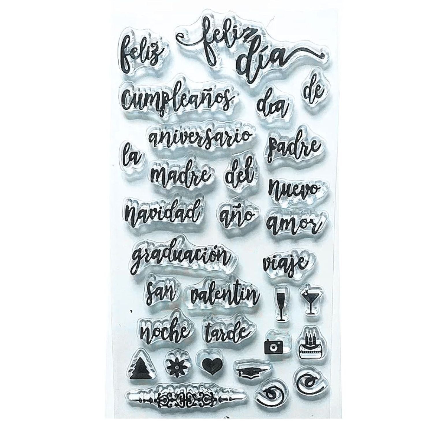 Set De Sellos Feliz Día &amp; Celebraciones Sellos Hobbees