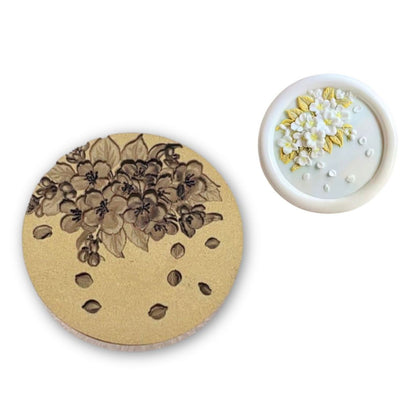 Sello para Lacre Flores Y Pétalos Sellos Hobbees