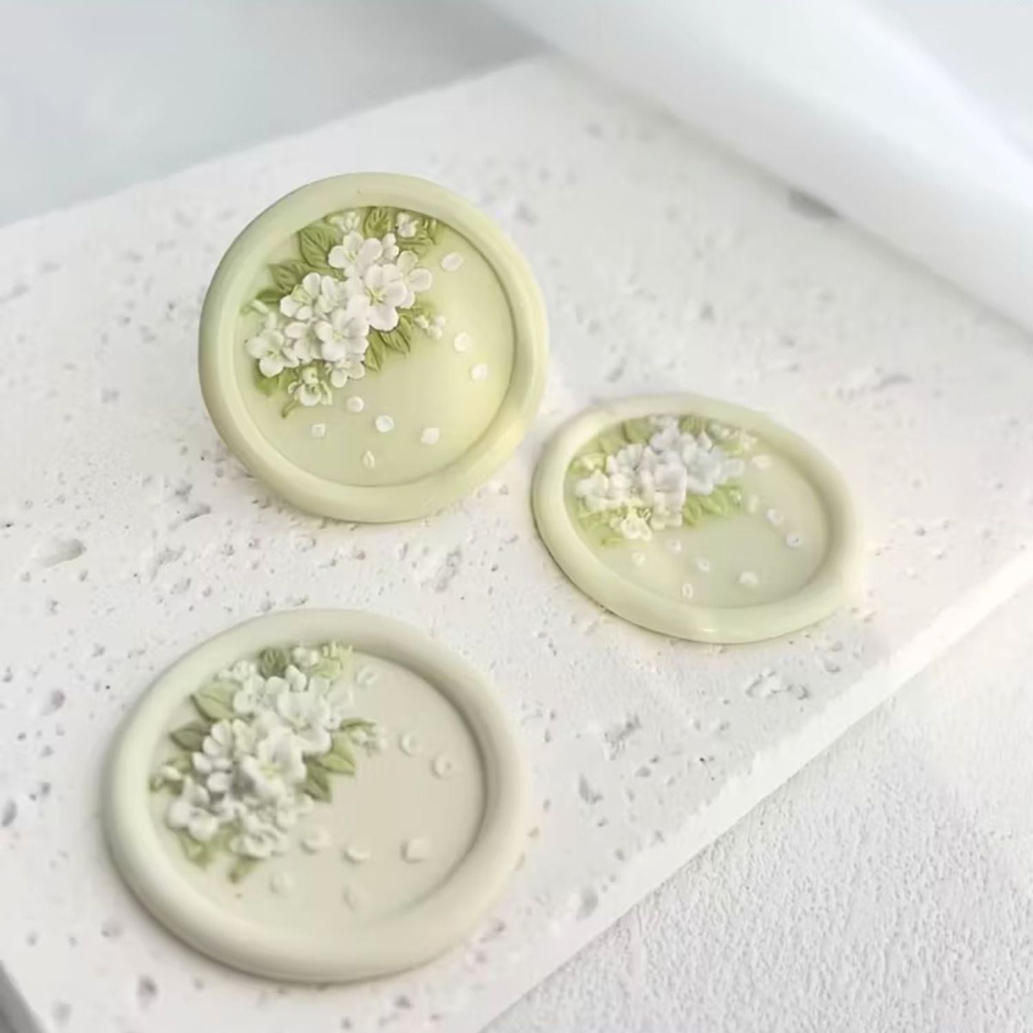 Sello para Lacre Flores Y Pétalos Sellos Hobbees