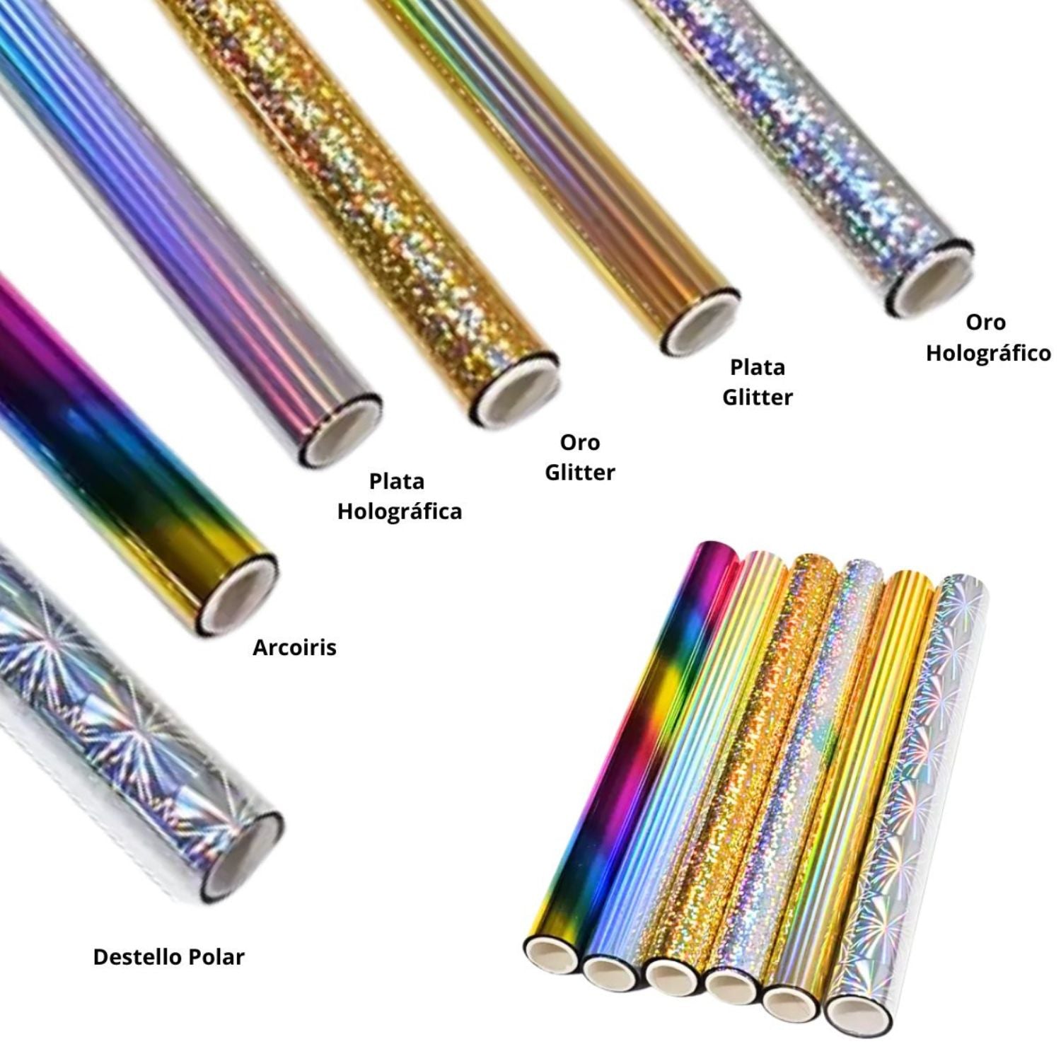 Set Foil Destellos de Glamour Foil Hobbees