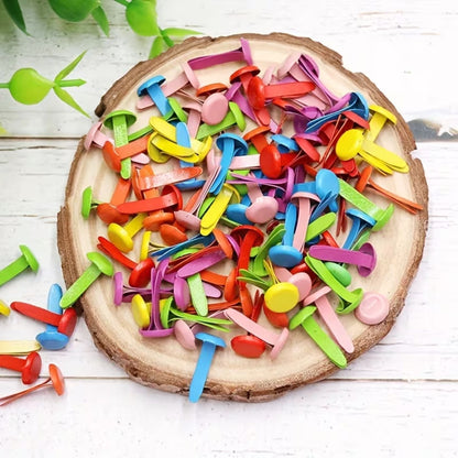 25 Brads De Colores Adornos / Embellishments Hobbees