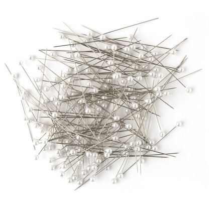 200 Alfileres con Cabeza de Perla 4 cm Adornos / Embellishments Hobbees