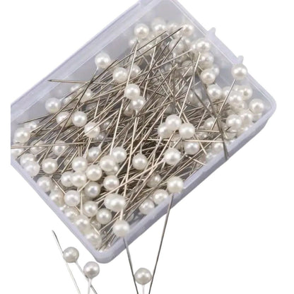 200 Alfileres con Cabeza de Perla 4 cm Adornos / Embellishments Hobbees