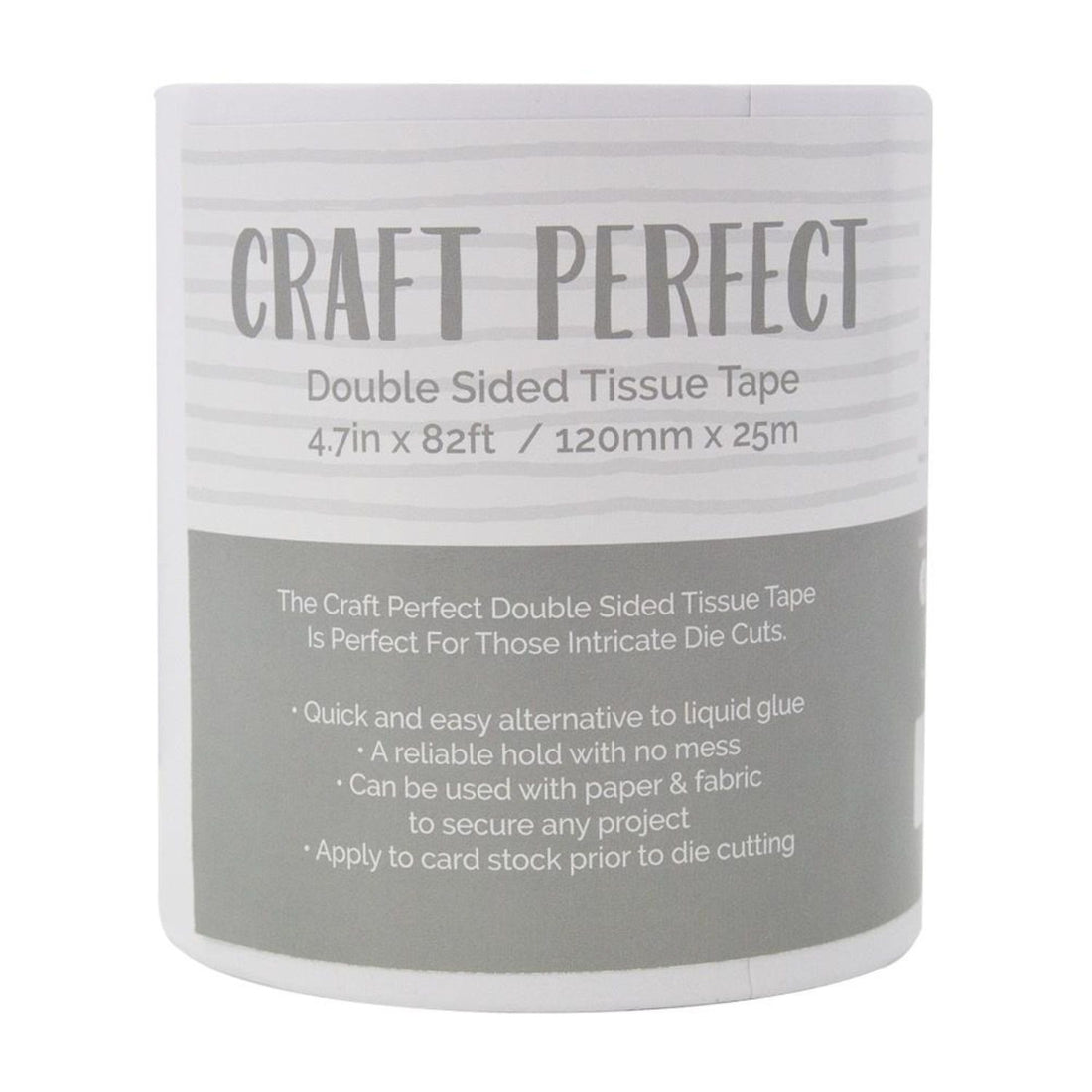 Adhesive Double-Sided Tissue Tape / Cinta Doble Cara 25m Adhesivos / Pegamentos Craft Perfect