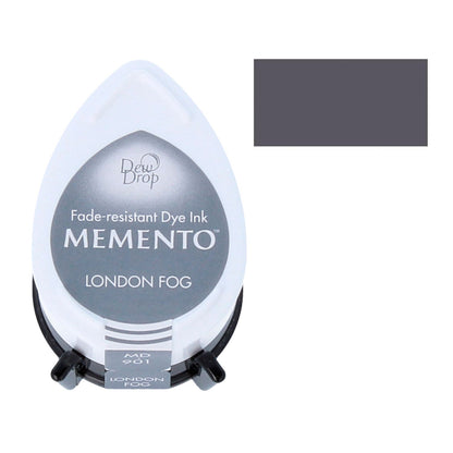 Memento Dew Drop London Fog / Cojín de Tinta para Sellos Gris Neutro Tintas Imagine