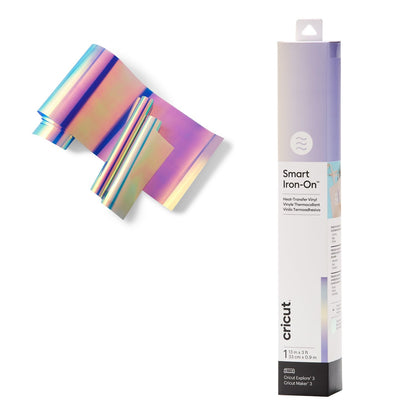 Smart Iron On Vinyl Traslucent Blue / Vinil Termoadhesivo Rojo Azúl Traslúcido Viniles Cricut