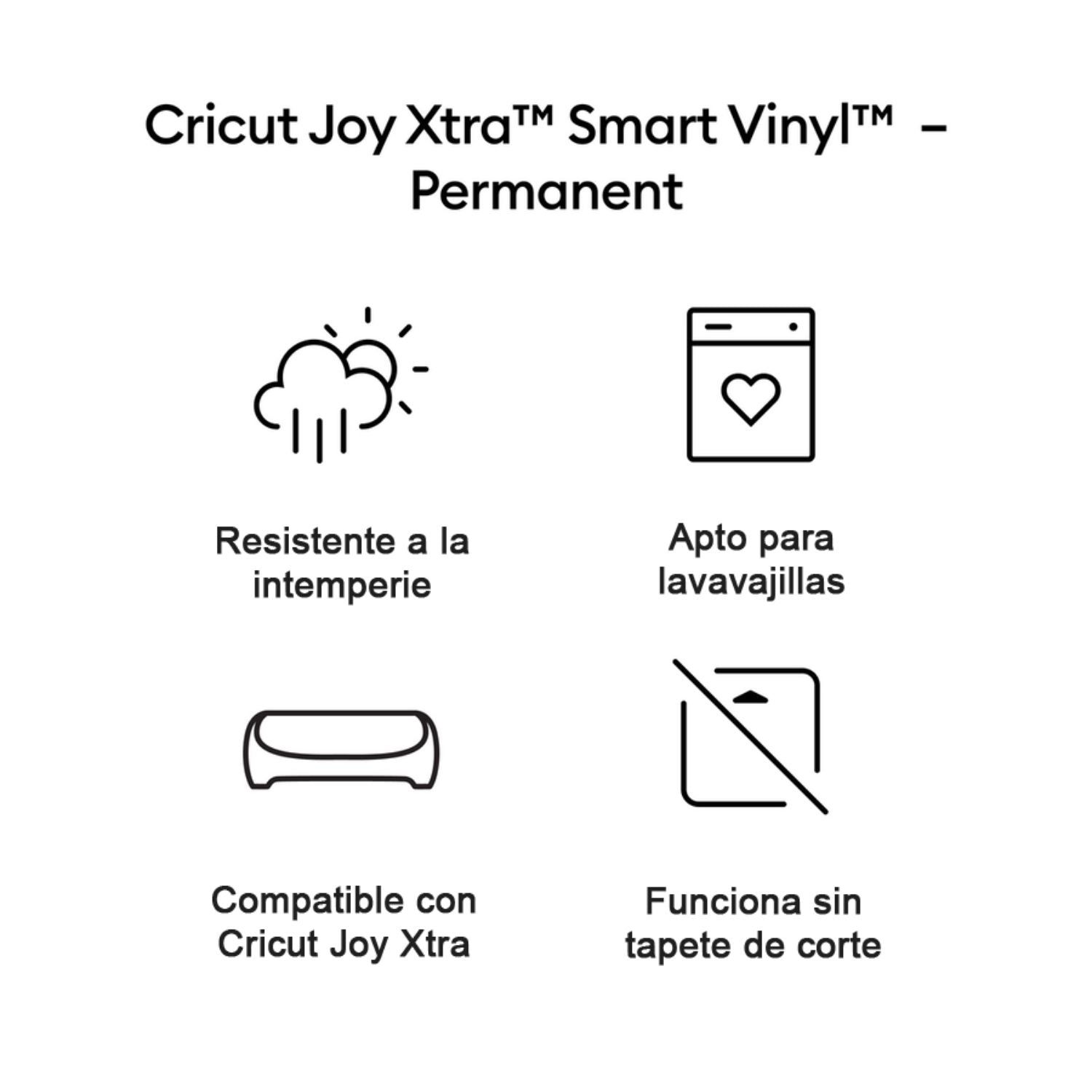 Joy Xtra Removable Vinyl Black / Vinil Removible Negro Viniles Cricut
