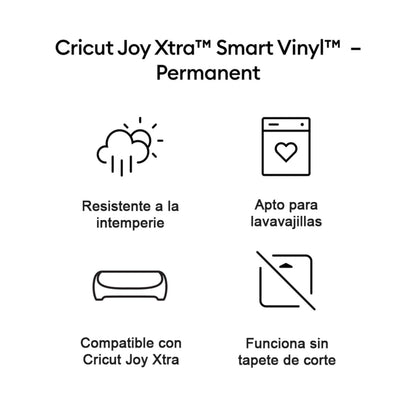 Joy Xtra Removable Vinyl Black / Vinil Removible Negro Viniles Cricut