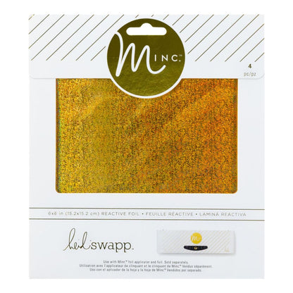 Minc Glitter Foil Sheets / Hojas de Aluminio Reactivo con Brillitos Foil Heidi Swapp
