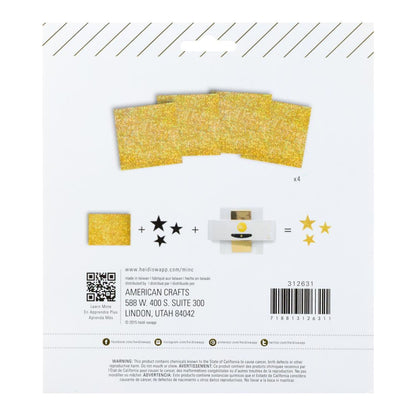 Minc Glitter Foil Sheets / Hojas de Aluminio Reactivo con Brillitos Foil Heidi Swapp