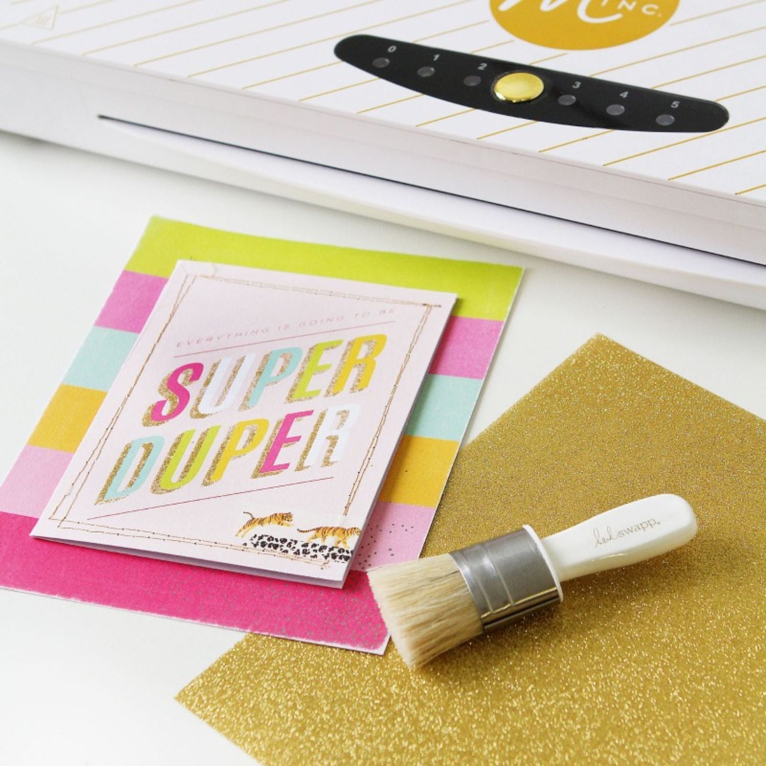Minc Glitter Foil Sheets / Hojas de Aluminio Reactivo con Brillitos Foil Heidi Swapp