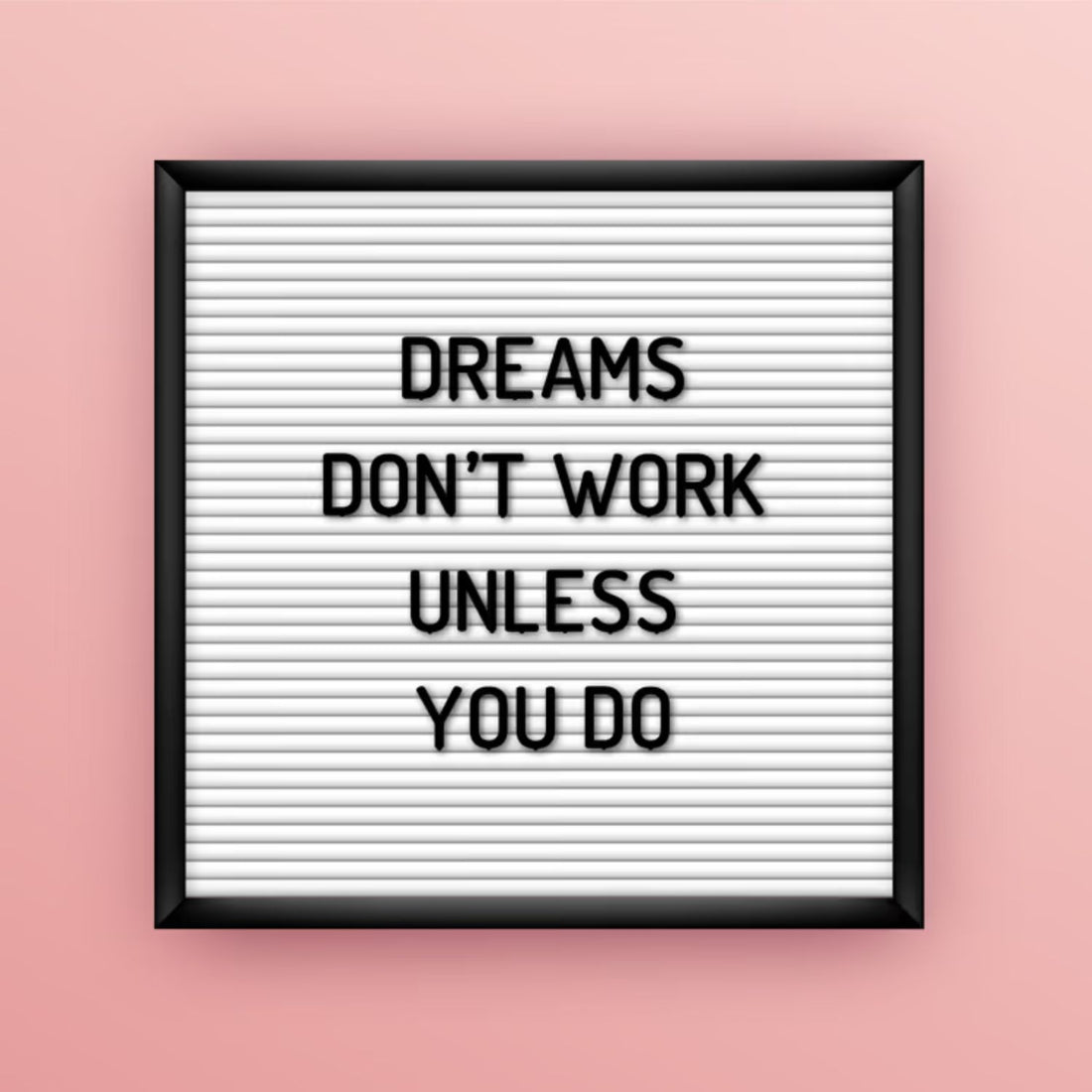 DC Letterboard 1/2&quot; Letters Black / Letras Negro Para Tablero Tableros DCWV