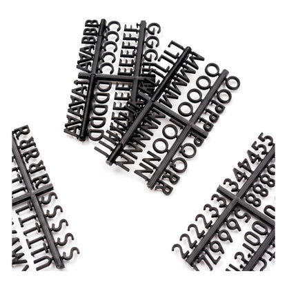 DC Letterboard 1/2&quot; Letters Black / Letras Negro Para Tablero Tableros DCWV