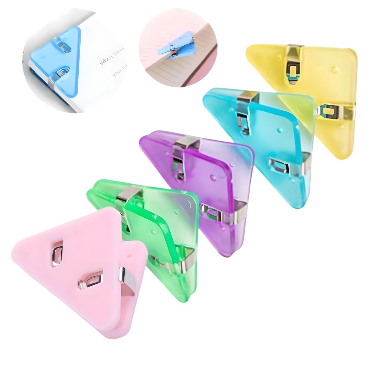 5 Clips Triangulares para Esquinas Herramientas Hobbees