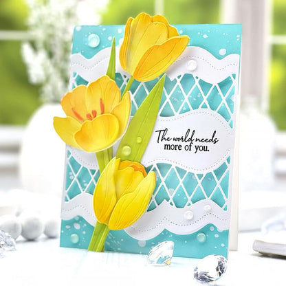 Suajes de Tulipanes Dados de Corte / Suajes / Troqueles Hobbees