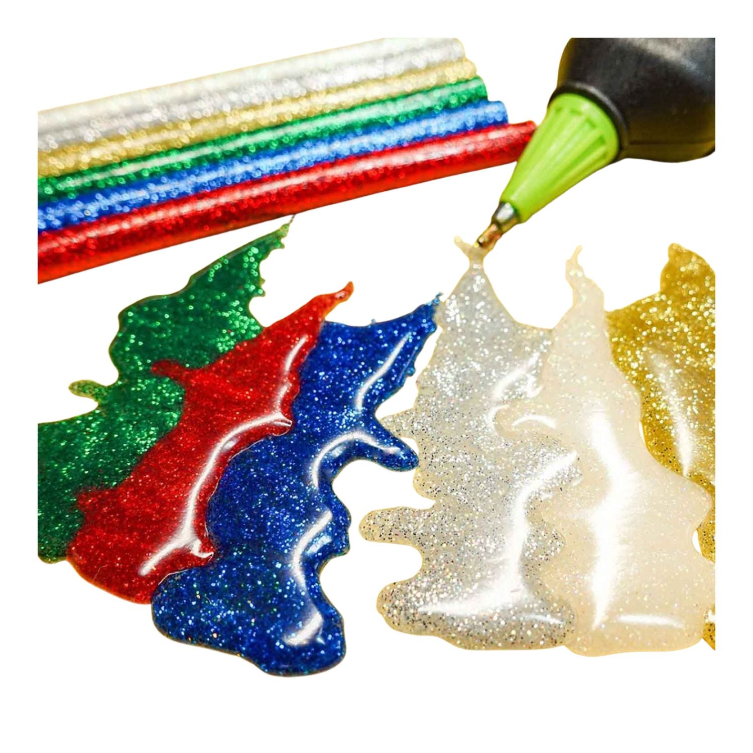 Glitter Glue Sticks / Barras de Silicón con Brillitos Adhesivos / Pegamentos Craft Medley