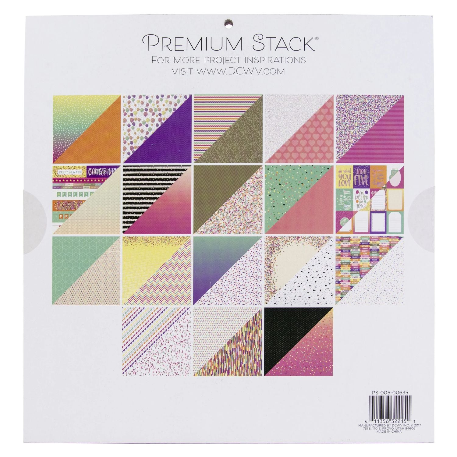 Confetti Party Holographic Foil Paper 12&quot; / Block de Papel Doble Cara Confetti Holográfico Papel DCWV