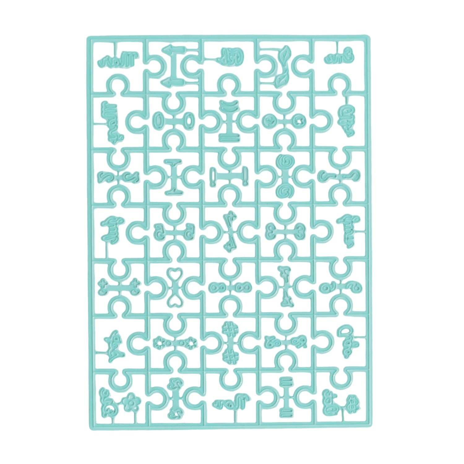 Set de Troqueles Rompecabezas con Meses, Números y Símbolos Troqueles Lyssette Guiot Crafts