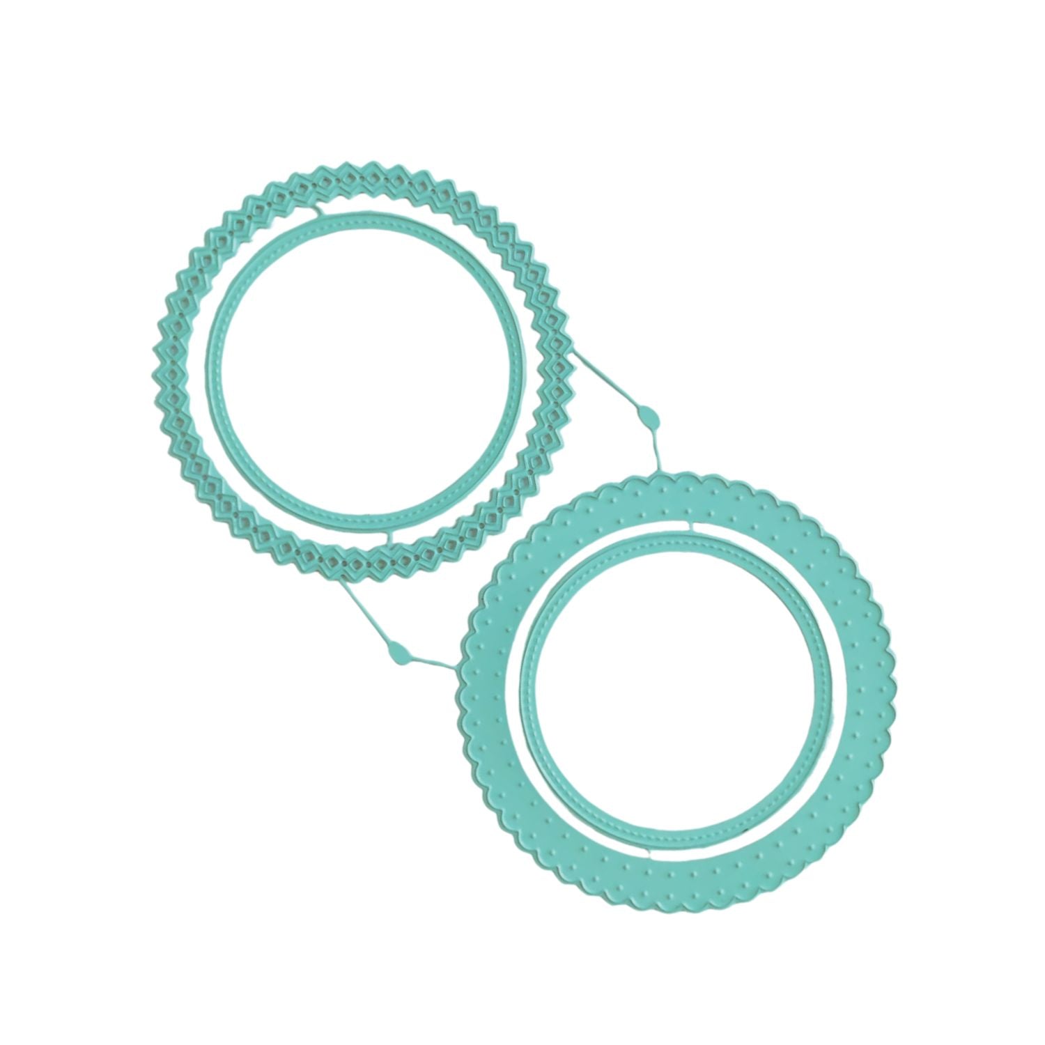 Troquel Círculos con Costuras Simuladas Dados de Corte / Suajes / Troqueles Lyssette Guiot Crafts