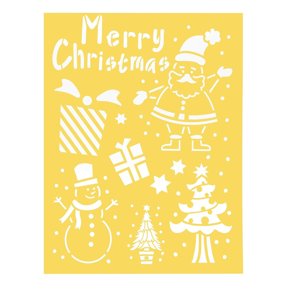 Merry Christmas Stencil / Esténcil Navideño Esténciles / Plantillas Darice