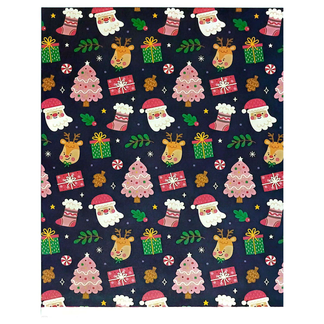 Hoja de Papel Decorado Navidad Clásica Papel, Hojas Sueltas Angie Guerra