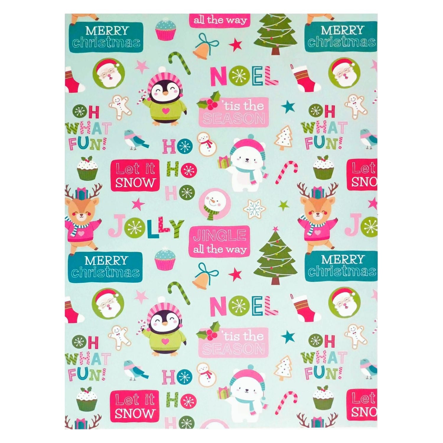 Hoja de Papel Decorado Navidad Azul Papel, Hojas Sueltas Angie Guerra